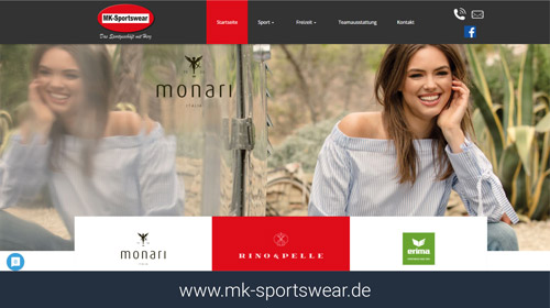 Webseite MK-Sportswear
