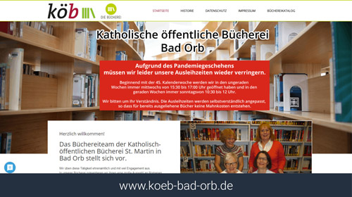 Webseite KÖB Bad Orb