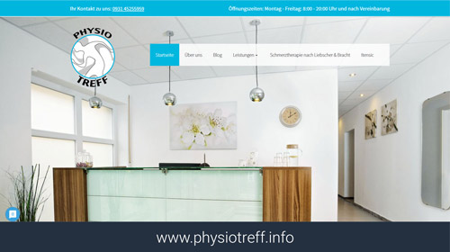 Webseite Physiotreff