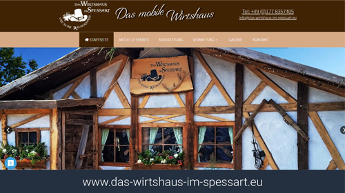 Webseite Das Wirtshaus im Spessart