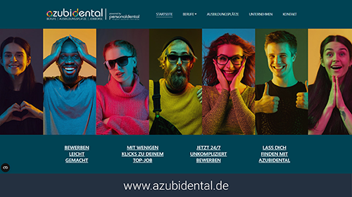 Webseite Azubidental
